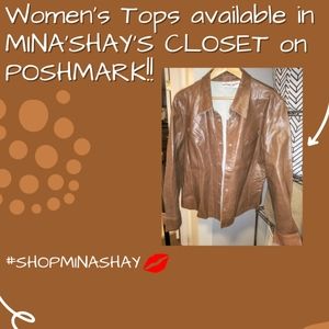 Newport News leather shirt